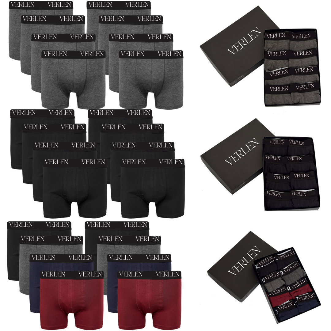 8er-Set Herren Boxershorts – Atmungsaktiv & Bequem