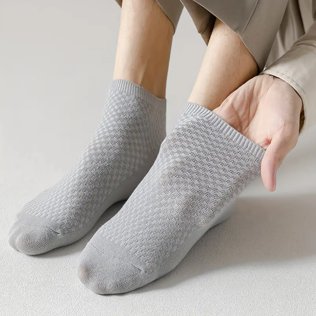 5 Paar Bambussocken für Herren – atmungsaktiv, geruchsneutral und feuchtigkeitsabsorbierend