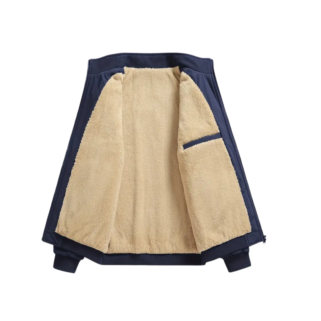 Men's jacket with crocodile lining