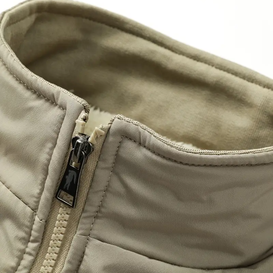 Men's jacket with crocodile lining