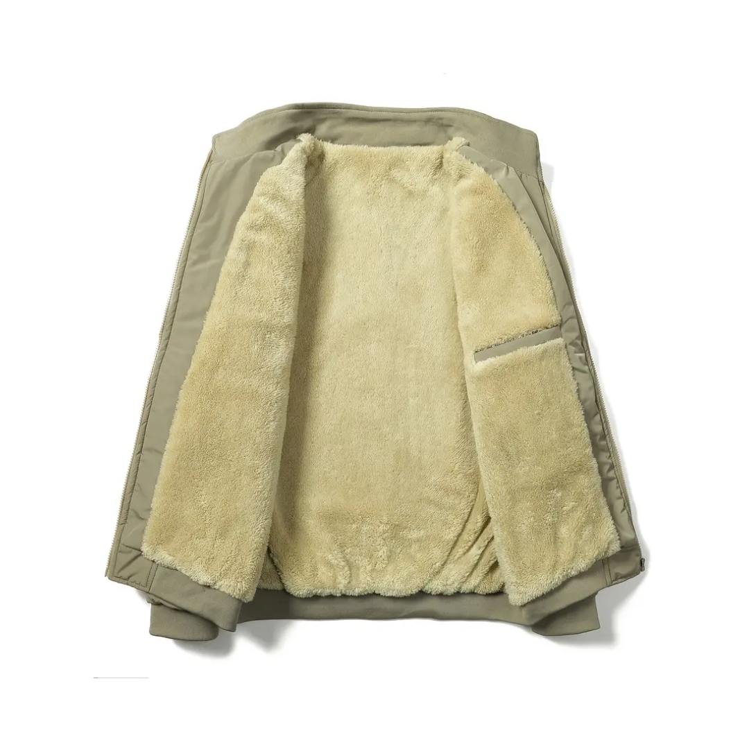 Men's jacket with crocodile lining