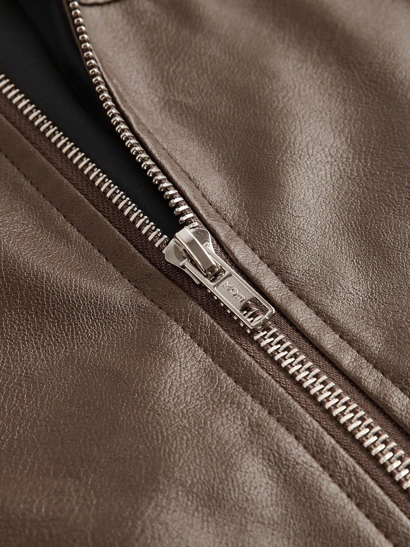 David men's retro PU leather jacket