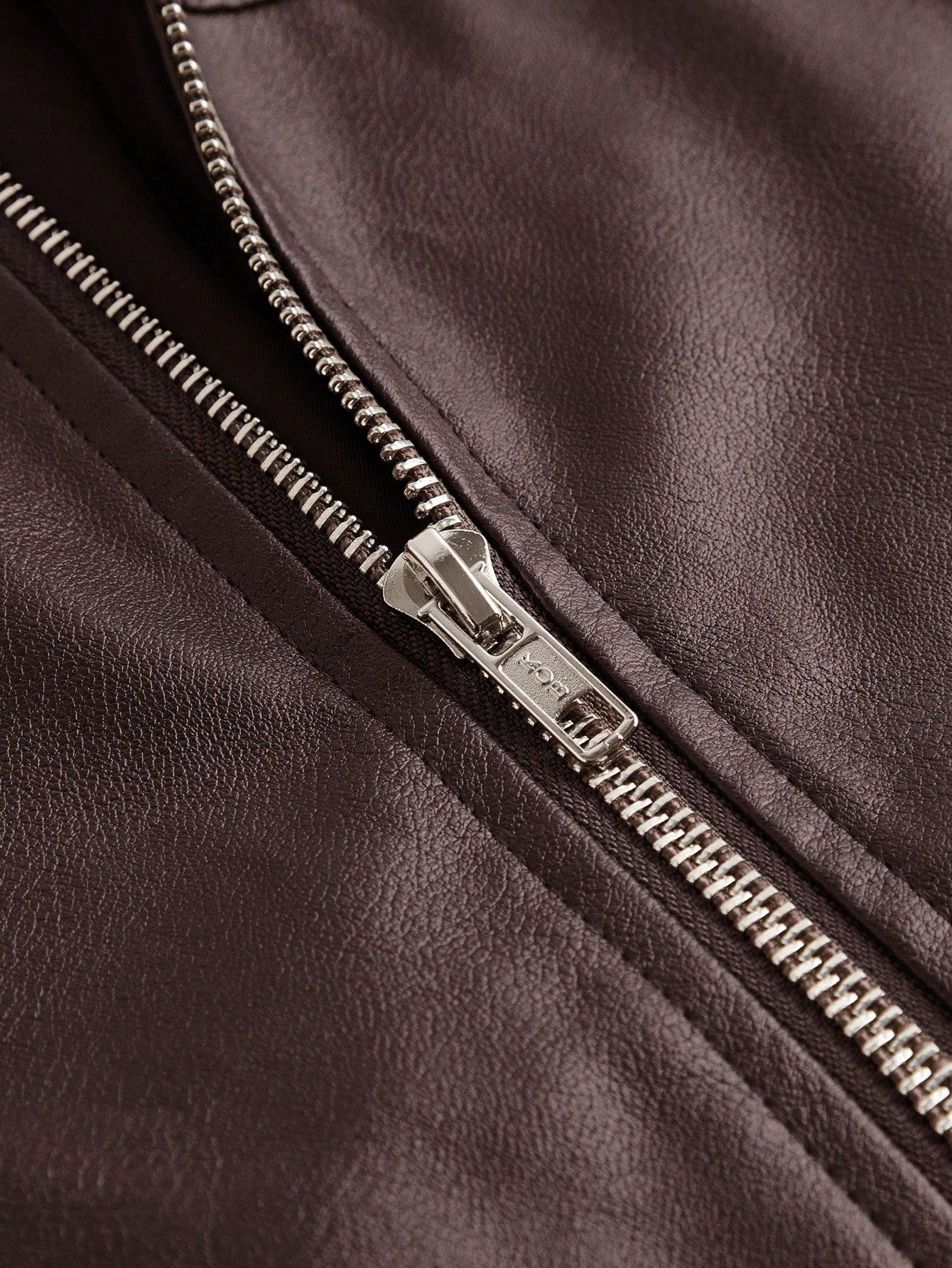 David men's retro PU leather jacket