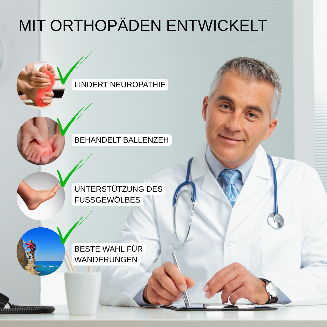 OrthoStep Herren-Orthopädieschuhe für Alltag & Outdoor