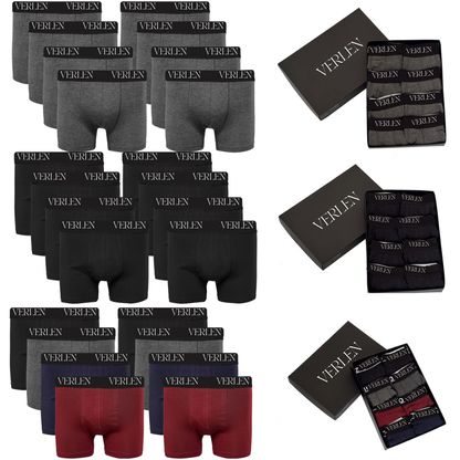 8er-Set Herren Boxershorts – Atmungsaktiv & Bequem