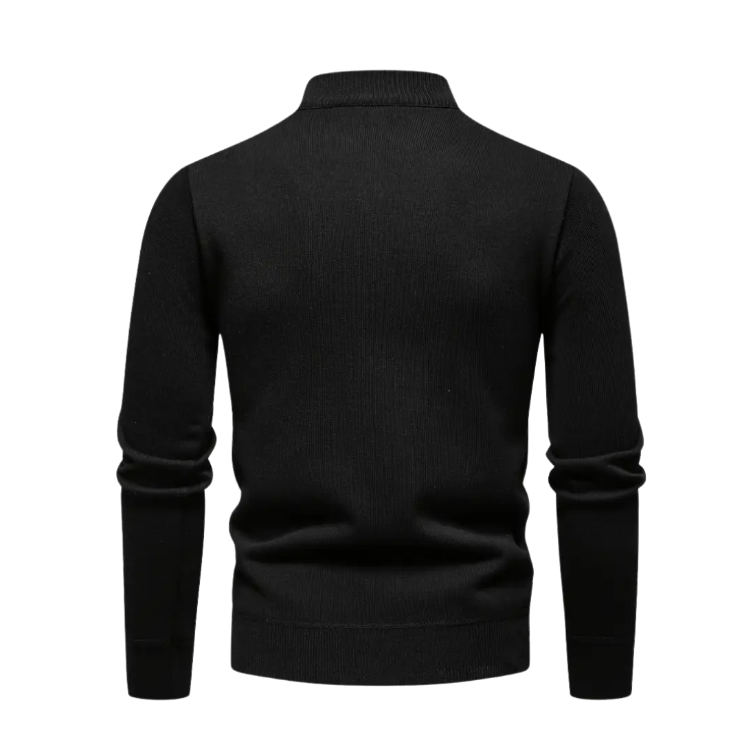 T&H Herren-Pullover mit Reißverschluss