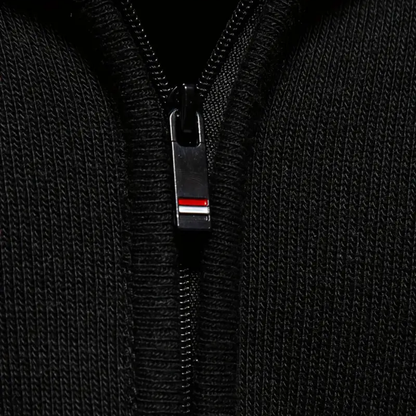 T&H Herren-Pullover mit Reißverschluss