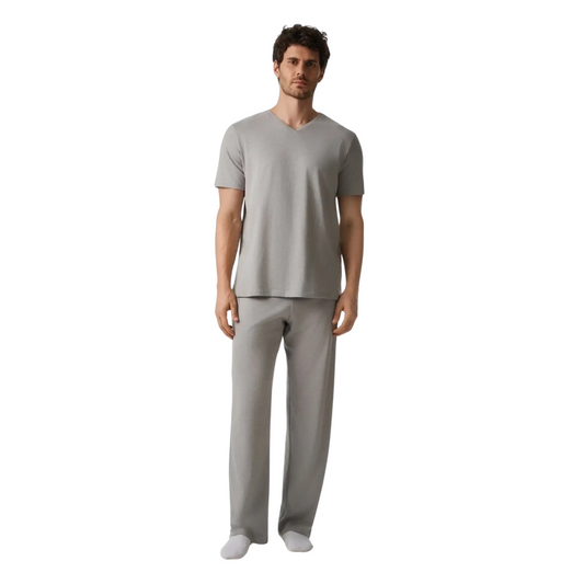 Nachtwell – Herren-Pyjama aus Flammgarn mit Stil & Komfort