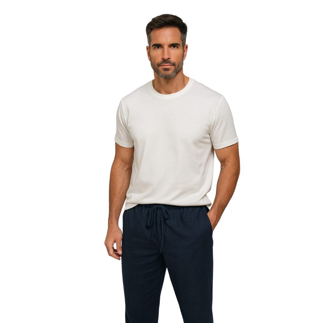 Linncotton – Herren-Chinohose aus Baumwolle & Leinen mit zeitlosem Stil