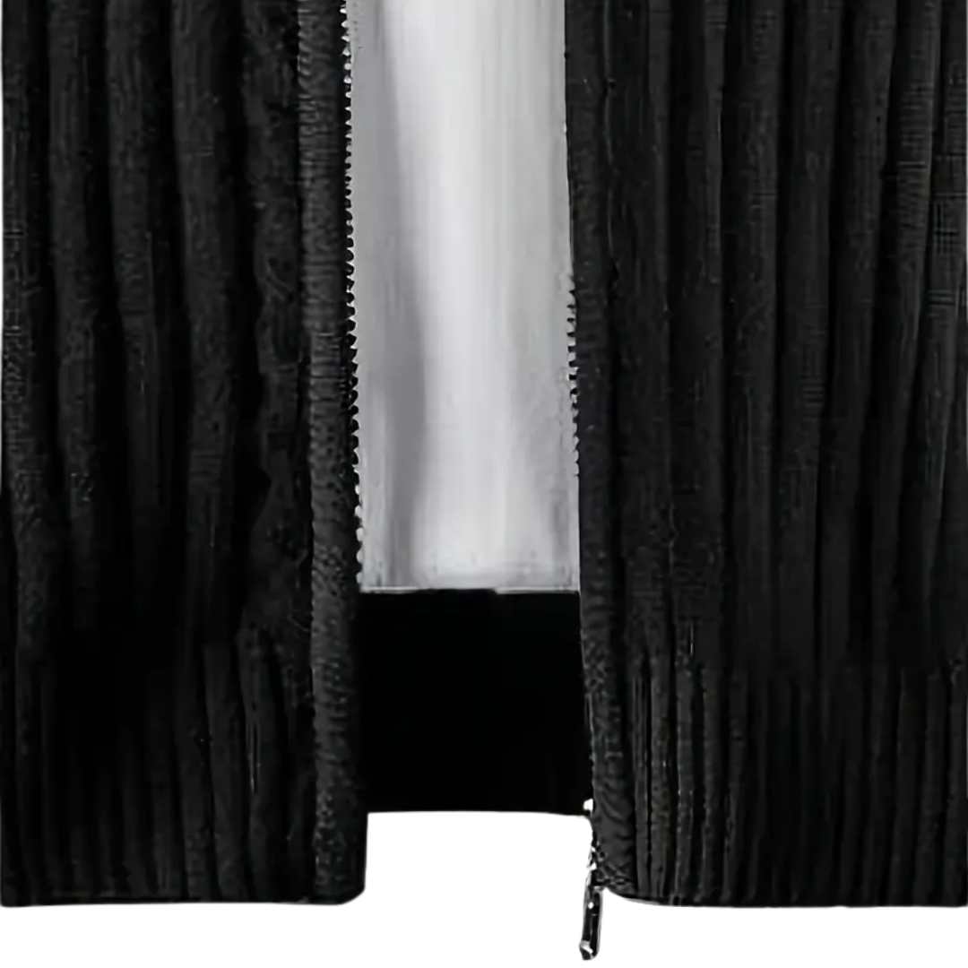 R&L Herren-Cardigan mit Reißverschluss