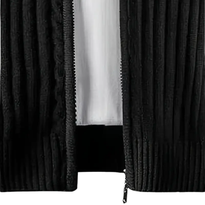 R&L Herren-Cardigan mit Reißverschluss