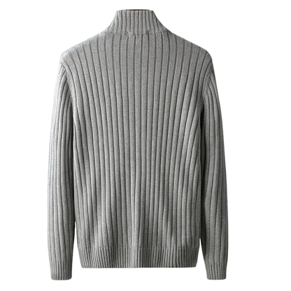 R&L Herren-Cardigan mit Reißverschluss
