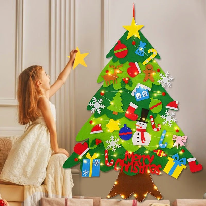 DIY Felt Christmas Tree Set 60 PCS[Black Friday Promotion]
