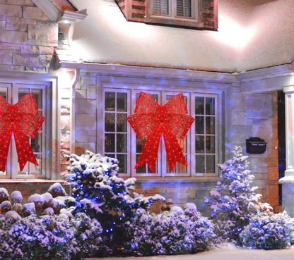 Christmas Bow Decoration Best Choice 36cm Pre-lit W/ 90 Led [🔥Buy 1 Get 2 Today🔥]