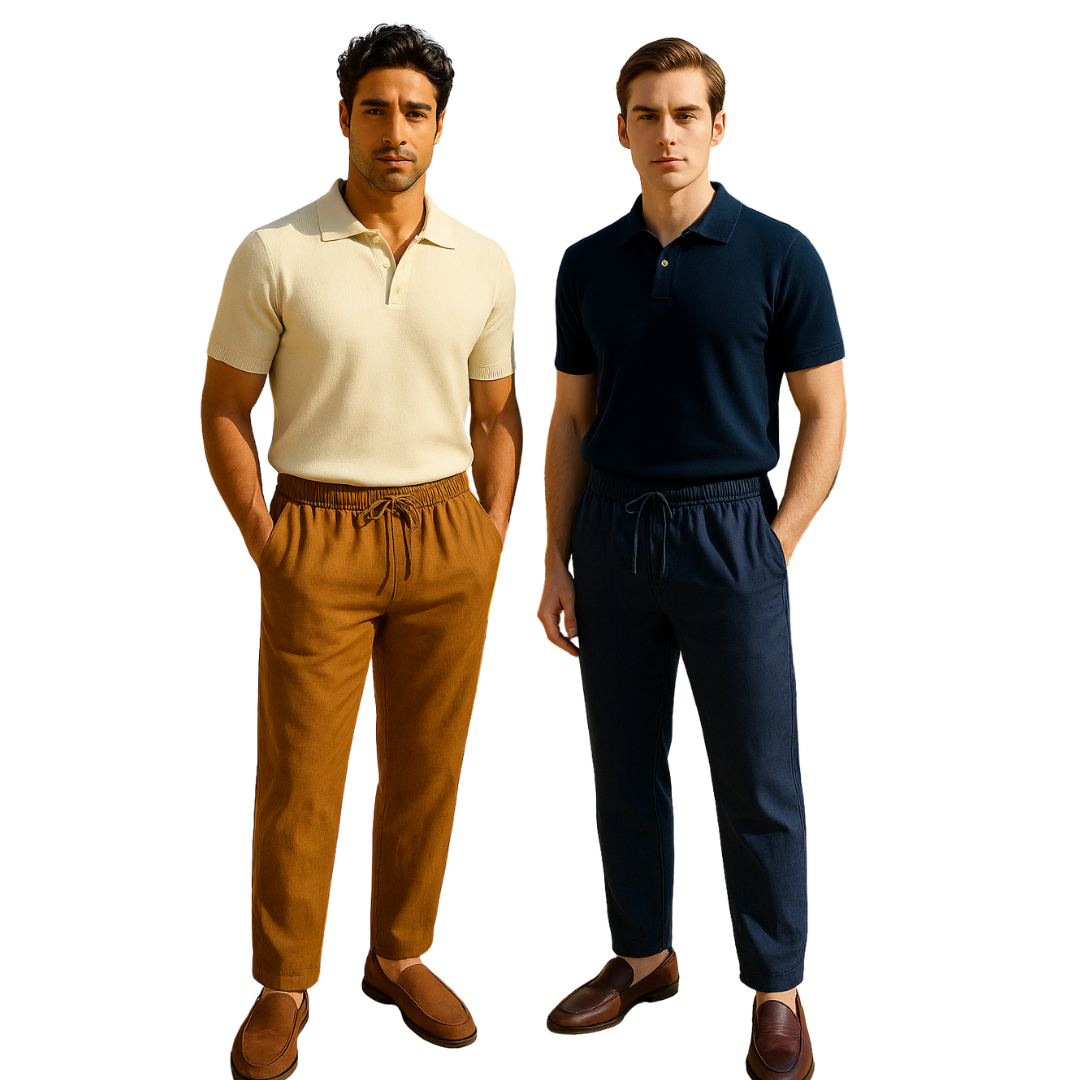 Linncotton – Herren-Chinohose aus Baumwolle & Leinen mit zeitlosem Stil