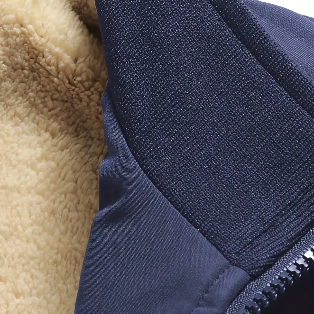Herrenjacke mit Krokodilfutter