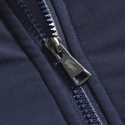 Herrenjacke mit Krokodilfutter