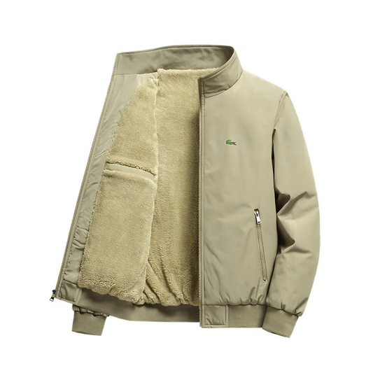 Herrenjacke mit Krokodilfutter