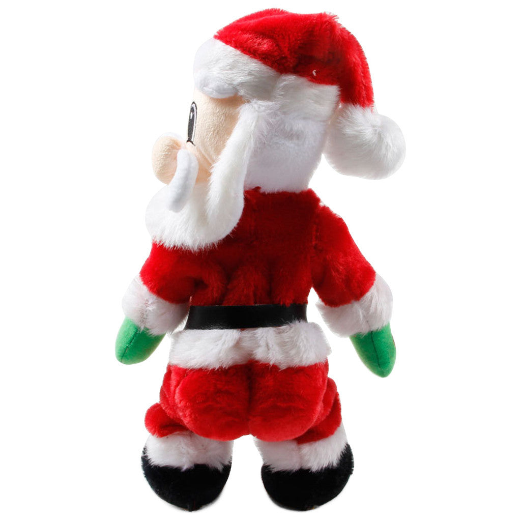 Dancing Santa Claus Verlen, Gyrates to The Music