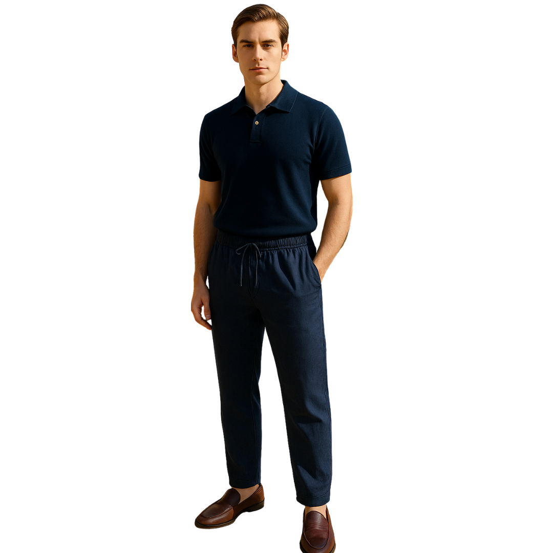 Linncotton – Herren-Chinohose aus Baumwolle & Leinen mit zeitlosem Stil