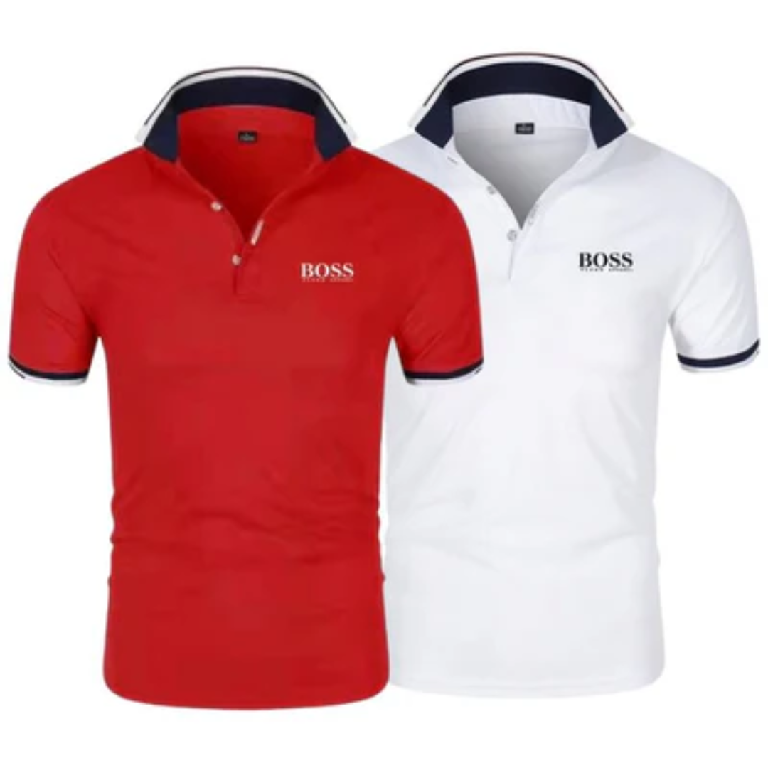 [1 kaufen, 2 bekommen] 2er-Pack Koch-Poloshirts