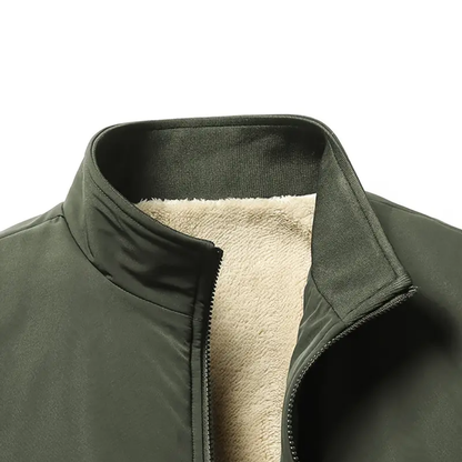 Herrenjacke mit Krokodilfutter