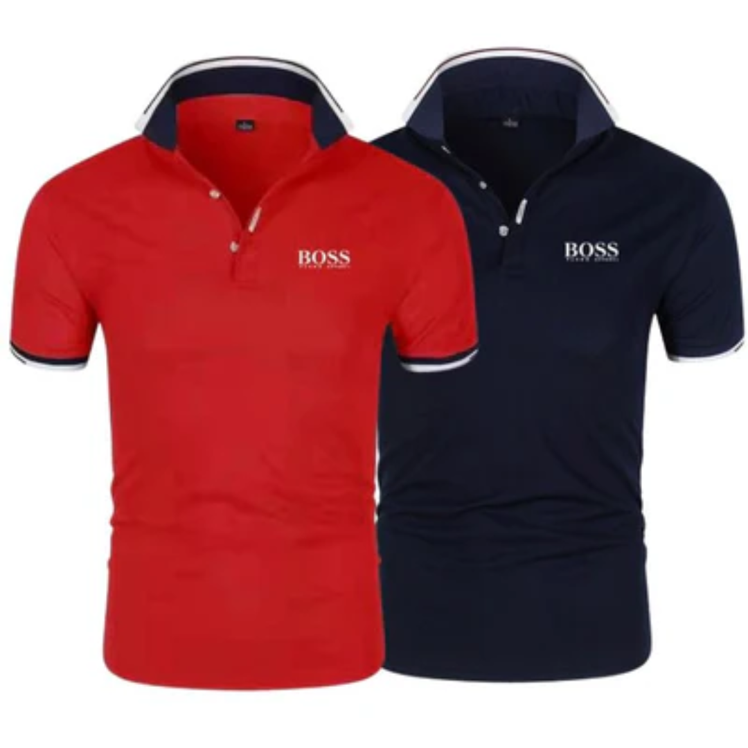 [1 kaufen, 2 bekommen] 2er-Pack Koch-Poloshirts
