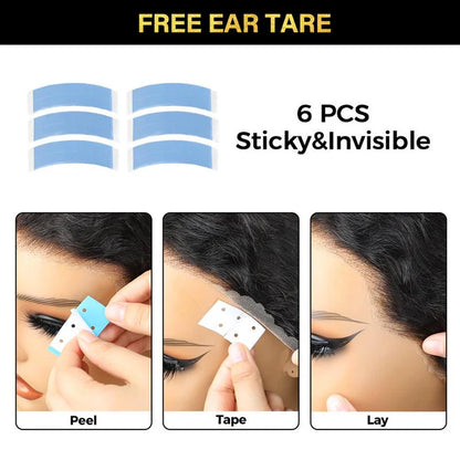 Unmissable promotion at Verlen: 70% off on pre-cut, curly and straight 360 lace front wigs, no glue required, with invisible cord and pre-thinned human hair.