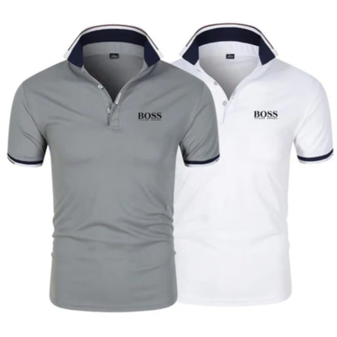 [1 kaufen, 2 bekommen] 2er-Pack Koch-Poloshirts