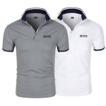 [1 kaufen, 2 bekommen] 2er-Pack Koch-Poloshirts