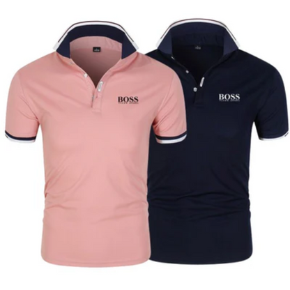 [1 kaufen, 2 bekommen] 2er-Pack Koch-Poloshirts