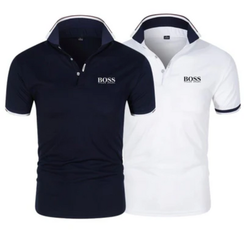 [1 kaufen, 2 bekommen] 2er-Pack Koch-Poloshirts