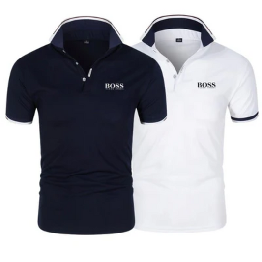 [1 kaufen, 2 bekommen] 2er-Pack Koch-Poloshirts