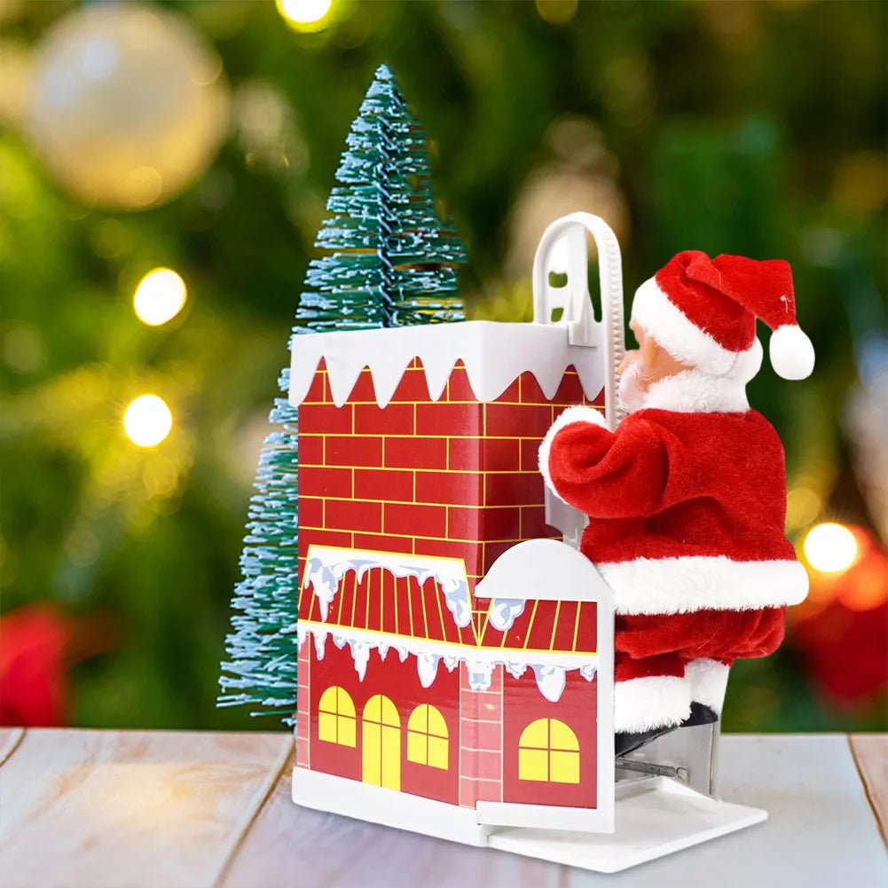 Stairs Climbing Santa Claus