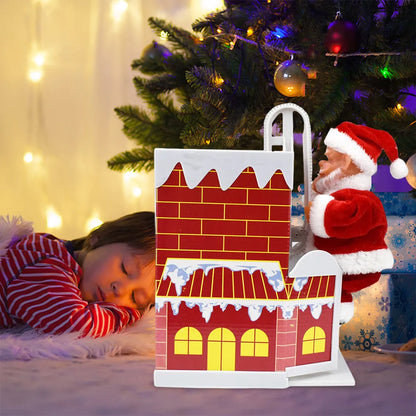 Stairs Climbing Santa Claus