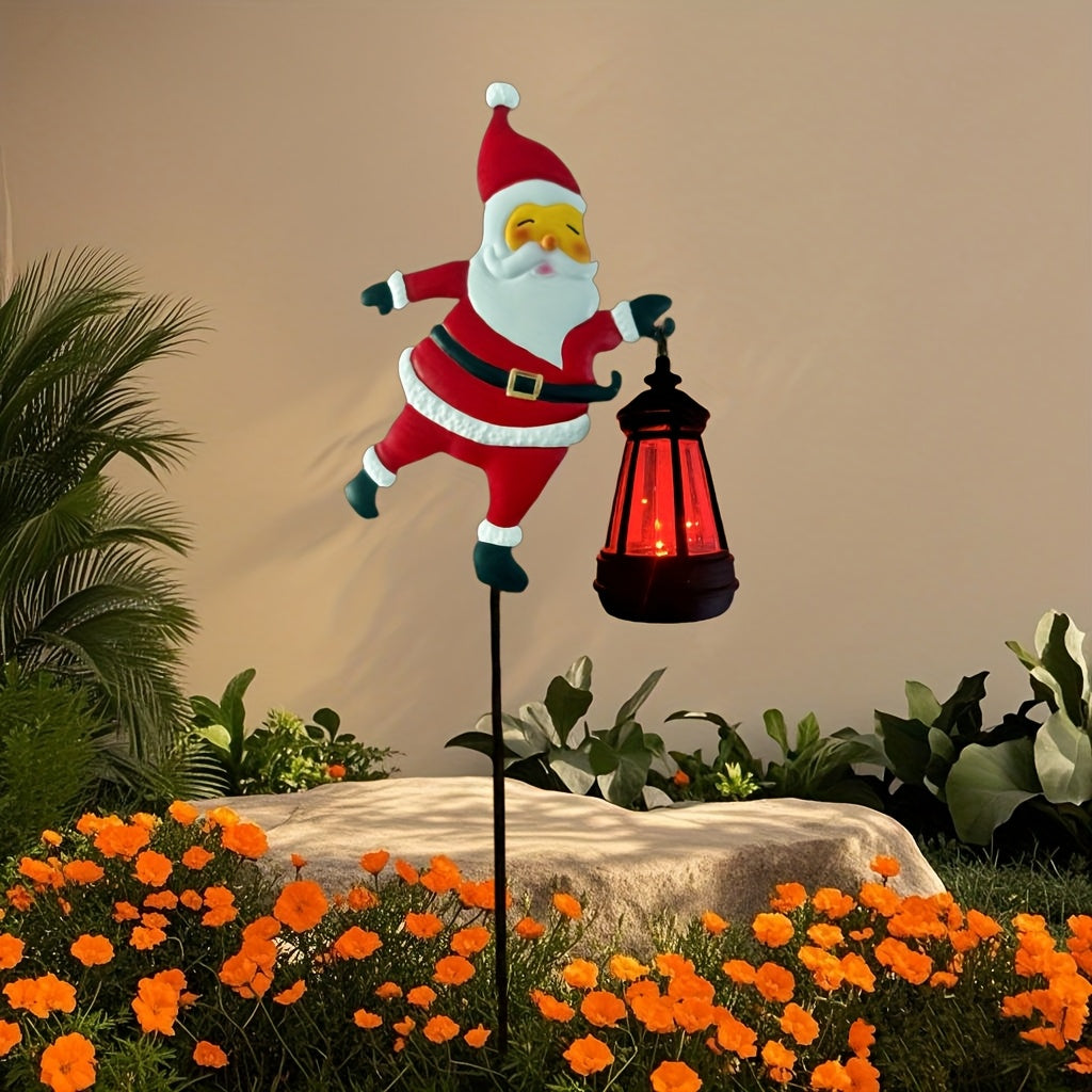 Last Day Promotion 50% OFF Solar-Powered Santa Claus Garden Stake Light